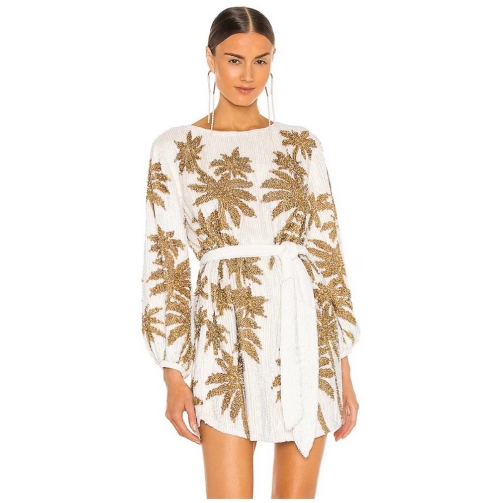 NWT ✨🌴Retrofete Palm Sequin mini dress